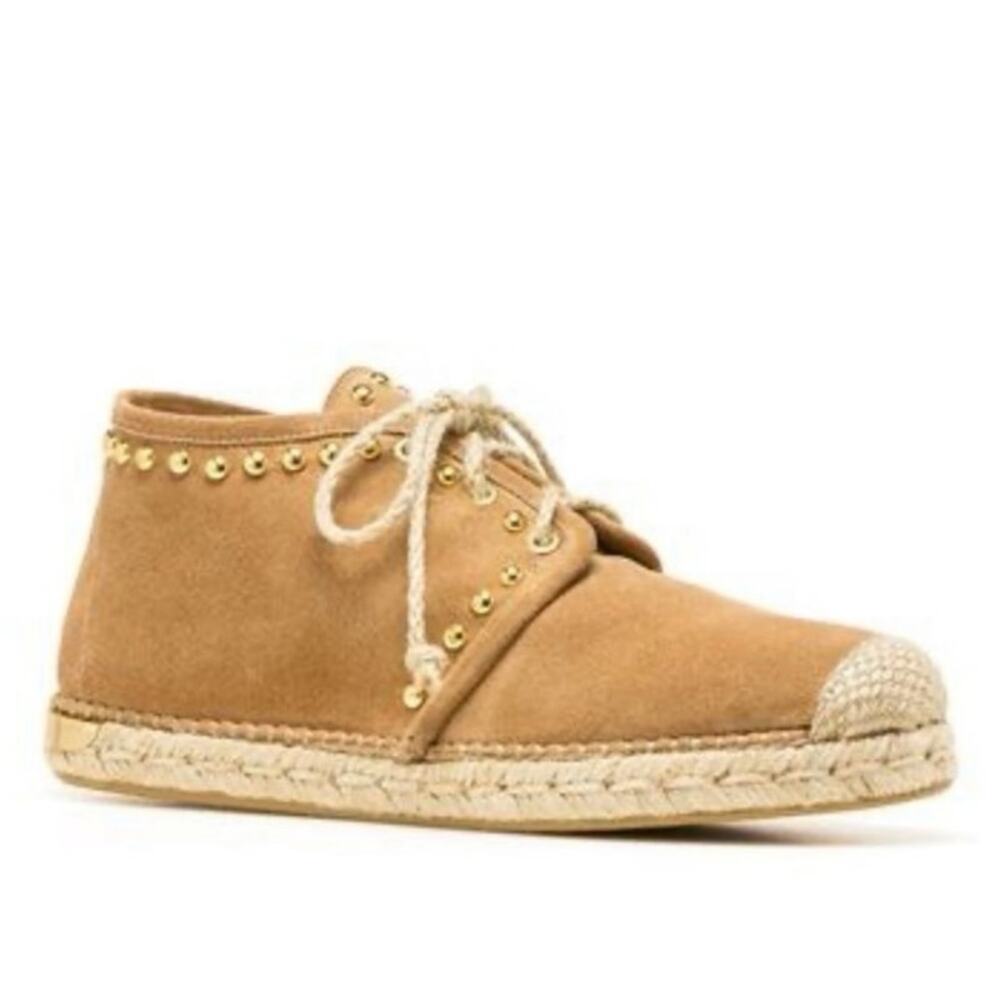 Stuart Weitzman Mojave Bootie Sz 10 Suede Espadrille Studded Desert Boho‎ Chic